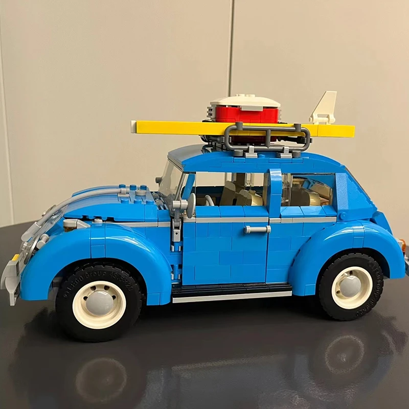 Blue Beetle Classic Car High difficulty Assembly Interwoven DIY Building Blocks 10252 Model Car Boy Toy Christmas Birthday Gift