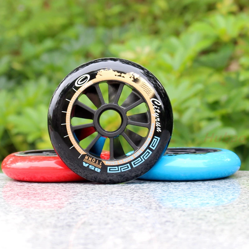 6/8 Pcs Inline Skate Wheels 90/100/110/125mm Speed Skates Wheel Professional Road Roller Skate Wheels PU Wheel 83A/85A/86A