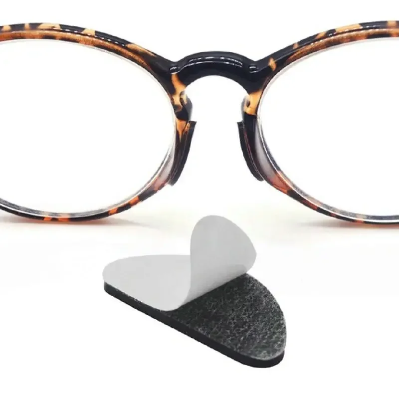 New Glasses Nose Pads Adhesive Silicone Nose Pads Non-slip Clear Black 2025 Thin Nosepads new for Glasses Eyeglasses Sunglasses