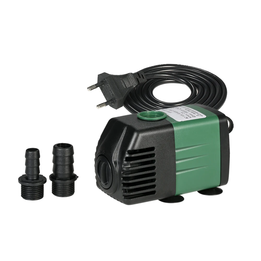 1500L/H 25W Submersible Water Pump for Aquarium Tabletop Fountains Pond Water Gardens and Hydroponic Systems with 2 Nozzles AC22