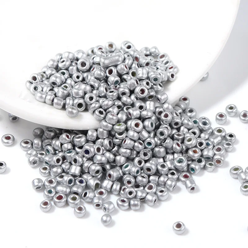 3mm 4mm Effect of The Lacquer That Bake Charm Czech Glass Seed Beads DIY Bracelet Beads for Jewelry Making Accessories