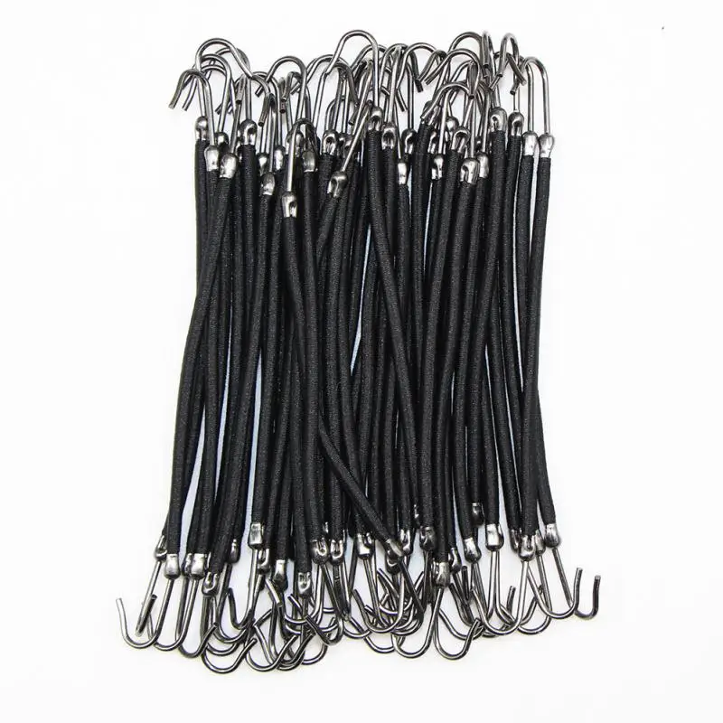5pcs Ponytail Rubber Elastic Clips Rope Women Gum Hooks Hair Accessories Hair Ties Hairbands Styling Tools Holder Bungee Bands