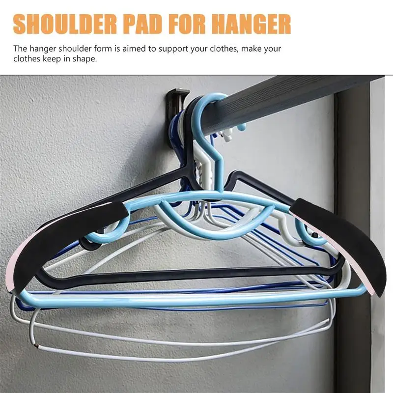 Pcs Suit Hangers Wide Shoulder Forms Pads Clothing Support Non skid Flocking