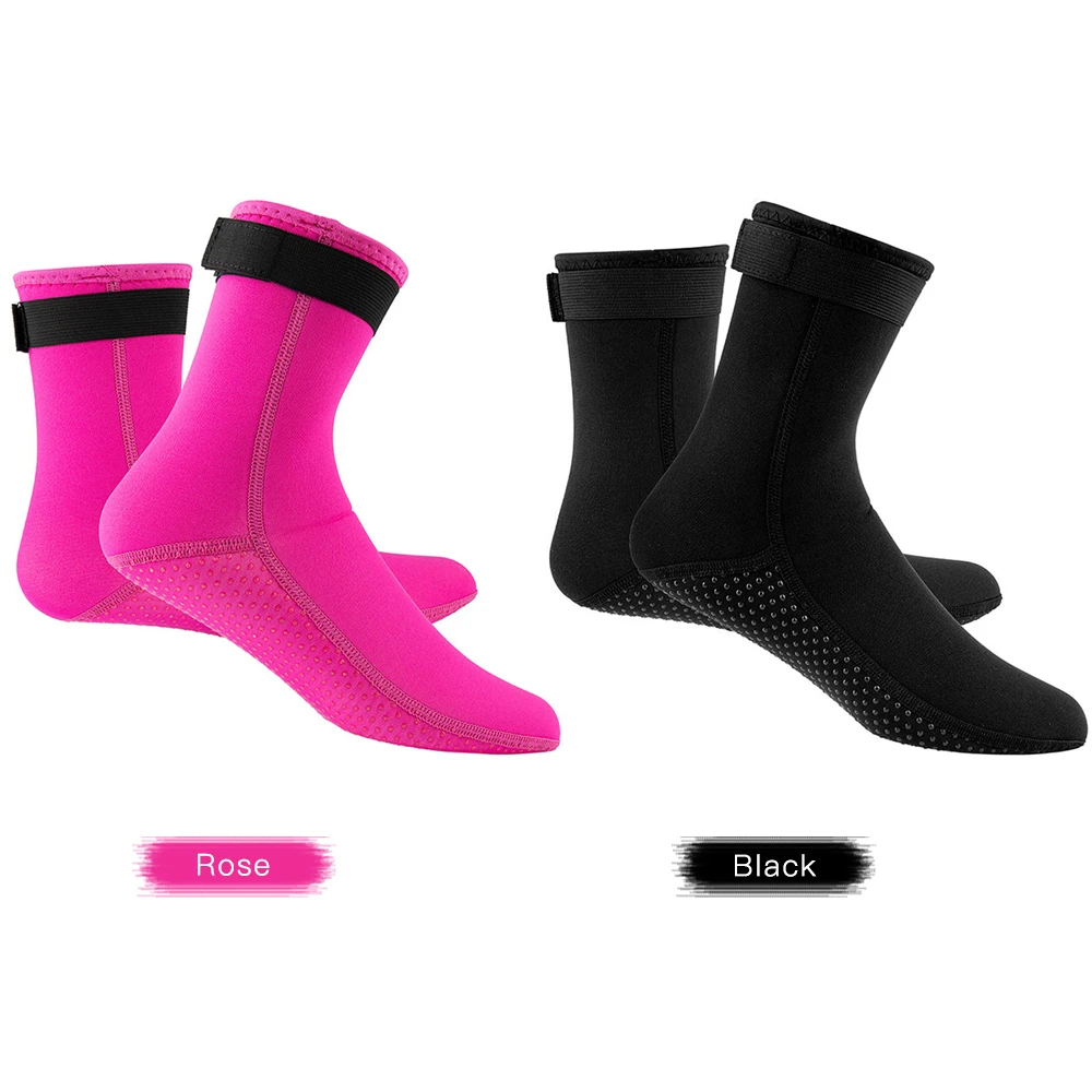 3MM Neoprene Diving Socks Boots Water Shoes Beach Booties Snorkeling Diving Surfing Boots for Men Women