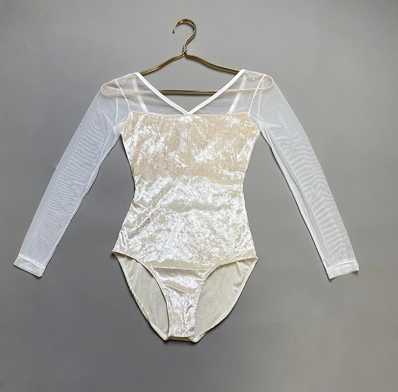 Ballet Dance Leotard Adult Green Color Daily Practice Team Gymnastics Dancing Bodysuit Women High Quality Ballet Leotard