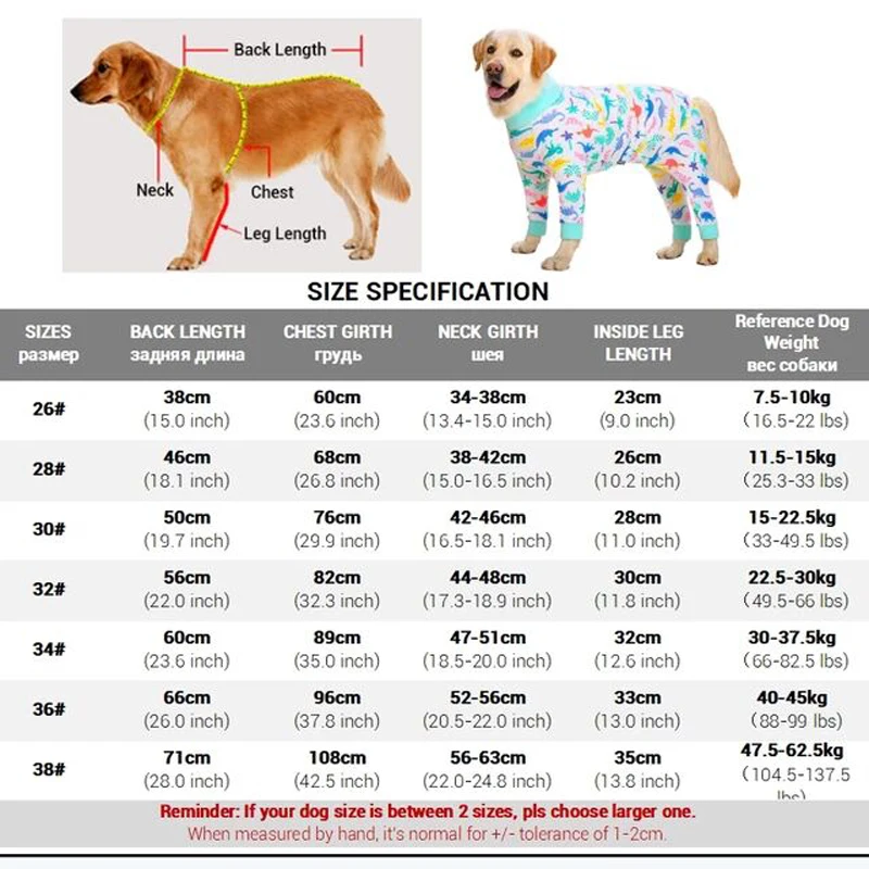 Dog Pamas for Medium Large Dogs Soft Cozy Clothes Jumpsuit Full Covered Belly Pet Recovery Suit Girl Boy Cuttable
