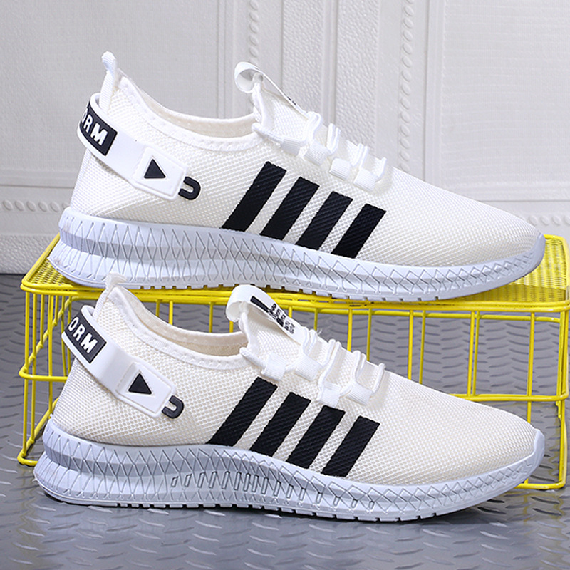 Men Casual Sneakers Lightweight Running Trainers Breathable Mesh Comfortable Sport Shoes Man Vulcanized Footwear Shoes For Male