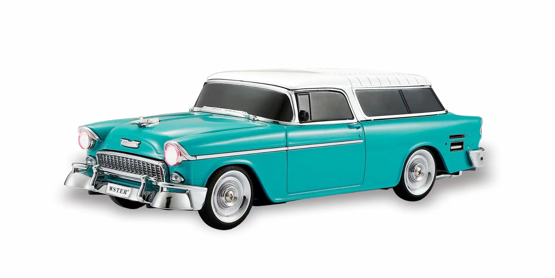 EONKO WS-1955 Nomad Deep Bass Car Shaped Bluetooth Speaker with TF USB FM AUX Handsfree TWS Selfie Disco Light
