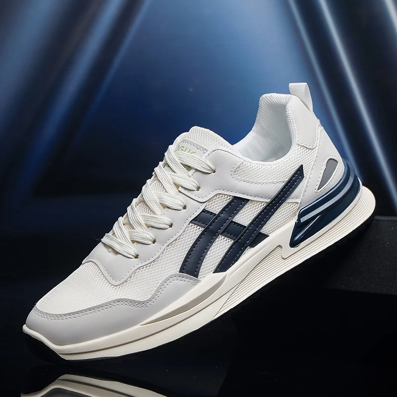 Trendy summer versatile men's sports shoes, comfortable and breathable sports walking shoes