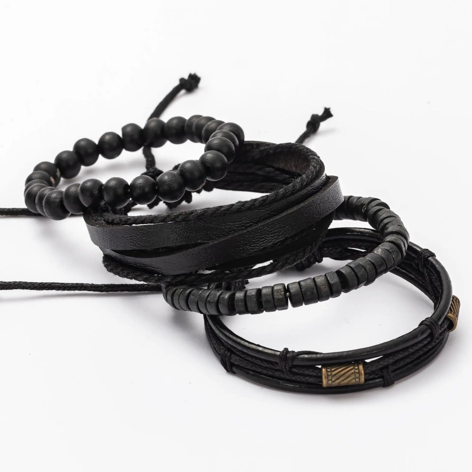 Handmade DIY Leather Bracelet For Men with Multi-layer Woven Leather for Men and Women's Universal Leather Bracelet DIY Jewelry
