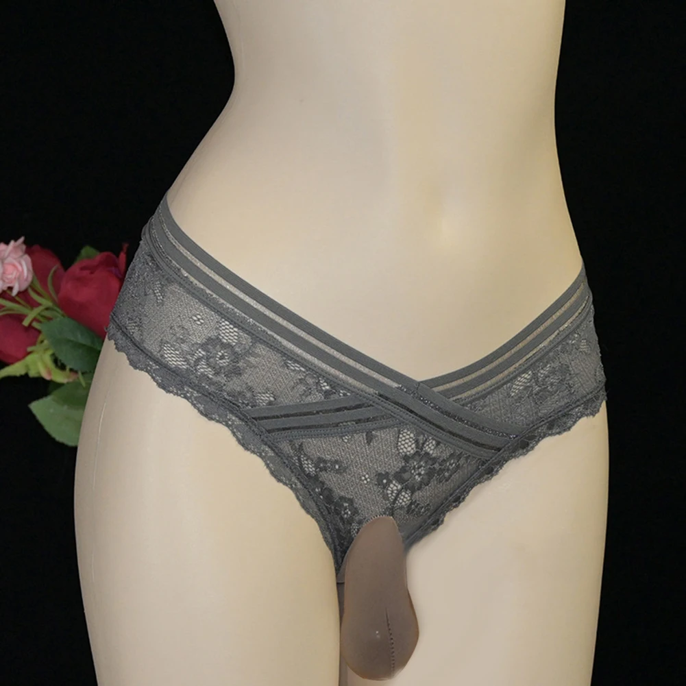 Sissy Underpants Mens Mesh Underwear Ball Pouch Panties Erotic Lingerie Elastic Low Wasist Briefs Sheer G String