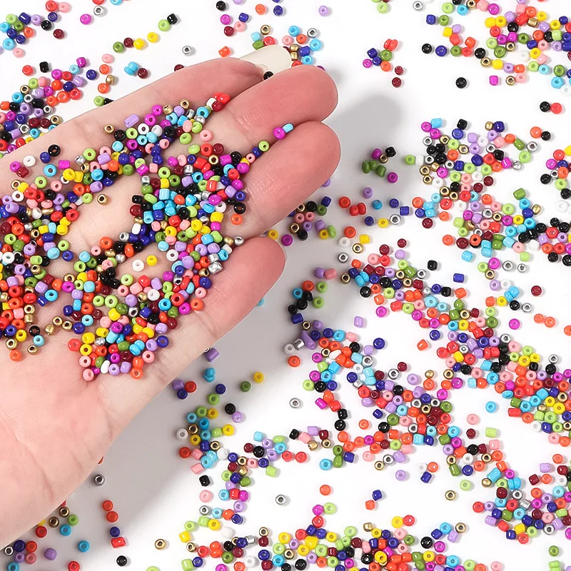 3mm 4mm Effect of The Lacquer That Bake Charm Czech Glass Seed Beads DIY Bracelet Beads for Jewelry Making Accessories