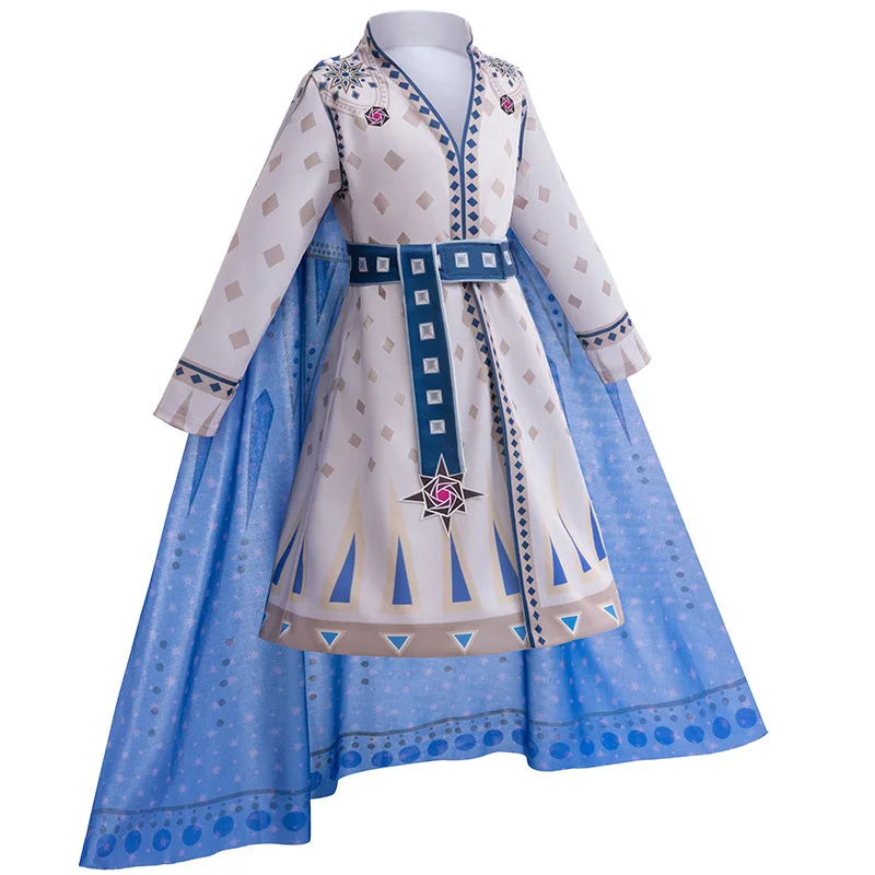 New 2025 King Magnifico new Boys Role Play Asha Dahlia queen Christmas Birthday Party Carnival Cosplay 3-12 Year Children Costume