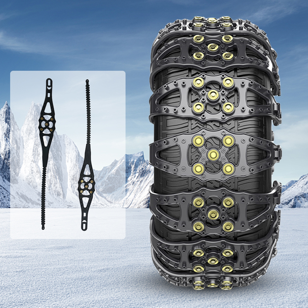 TPU 2/4/6Pcs Chain Snow Car Car Winter Tire Wheels Chains Ties Snow Mud Emergency Anti-slip Chain for Tire Width 165-275mm smile