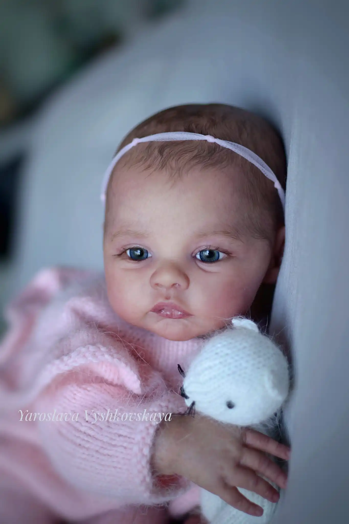 17 Inches Preemie Newborn Reborn Meadow 3D Painted Kit Visible Veins Baby Doll Mold With Eyelashes More Realistic Easy DIY Toy