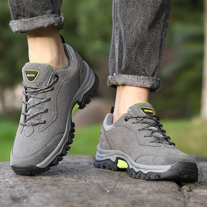 Men Hiking Shoes Wear Resistant Outdoor Sports Shoes Men Sneakers 2023 New Comfortable Outdoor Walking Sneakers for Men Shoes