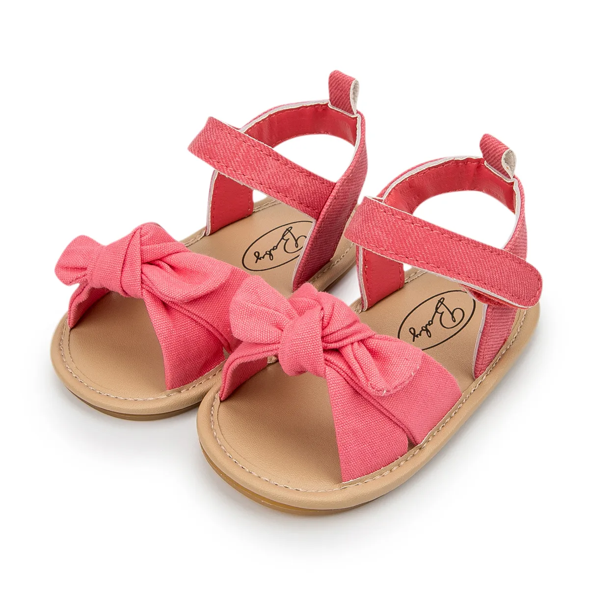 Summer new Baby Girl Sandals Cute Bowknot Baby Girls Shoes Toddler Infant Flat 2025 Soft-Sole Summer Sandals Non-slip Shoes Crib
