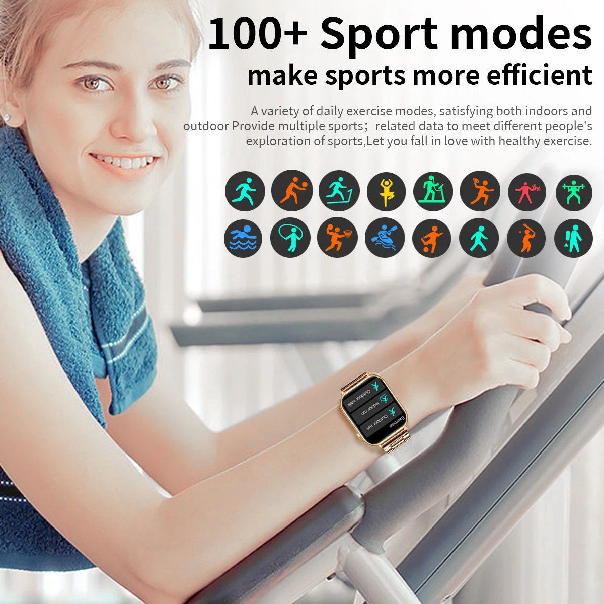 LIGE 2023 Men Smart Watch Women Bluetooth Call Watches 1.96'' Smartwatch for Android,iOS Rose Gold Luxury Ladies New Wristwatch