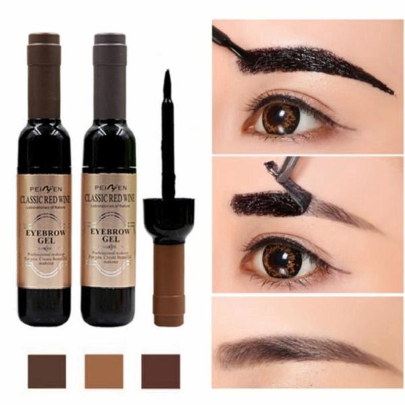 Classic Red Wine Eyebrow Dye Tearing Eyebrow Gel Dyeing Tint Shade Eyebrow Cream Waterproof Lasting Makeup Cosmetic