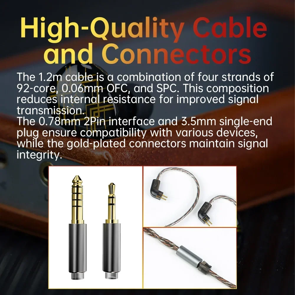 Iems ARTTI R2 Hifi In Ear Wired Earphones 3D Printing Resin Ofc+Spc Hybrid Cable 10Mm Dynamic -24Db Passive Noise Reduction Smile ddmysmile Ofc+Spc -2