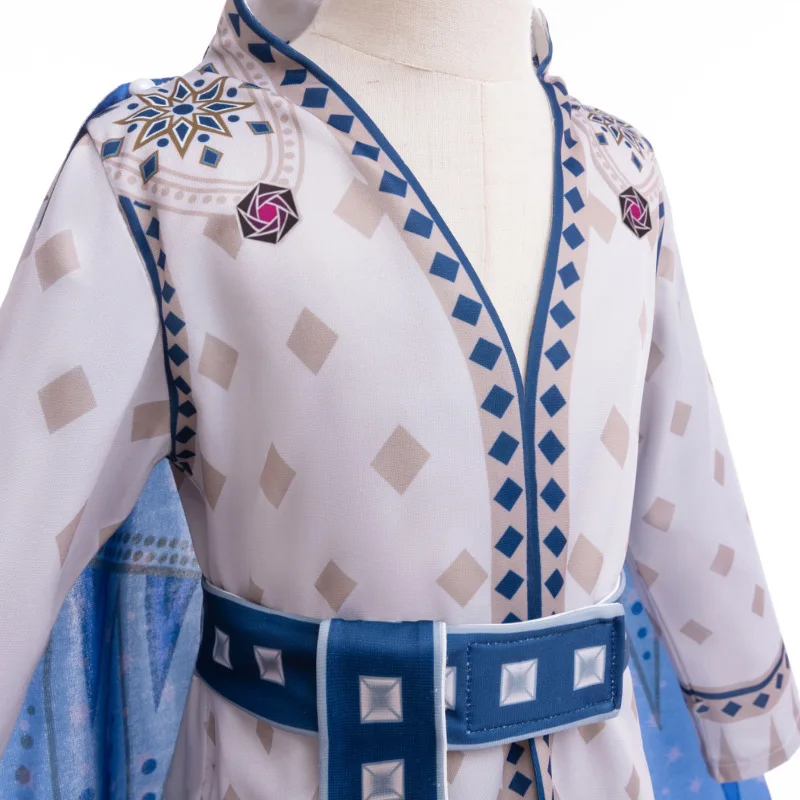 New 2025 King Magnifico new Boys Role Play Asha Dahlia queen Christmas Birthday Party Carnival Cosplay 3-12 Year Children Costume