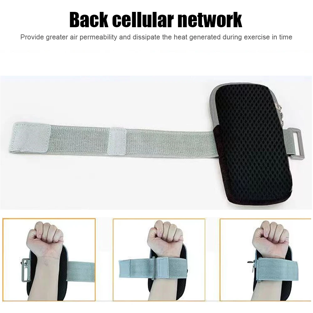 Sports Phone Waterproof Arm Holder Bag Touch Screen Men Women Outdoor Universal Running Jogging Arm Case Mobile Cell Pouch Bags smile