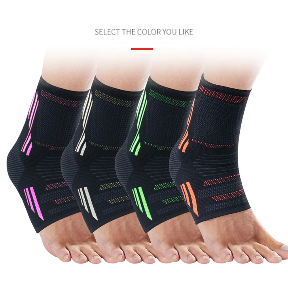 1Pcs Ankle Guard Silicone Ankle Protector Plantar Fasciitis Splint Comfy Brace Soccer Ankle Brace Achilles Tendonitis Brace