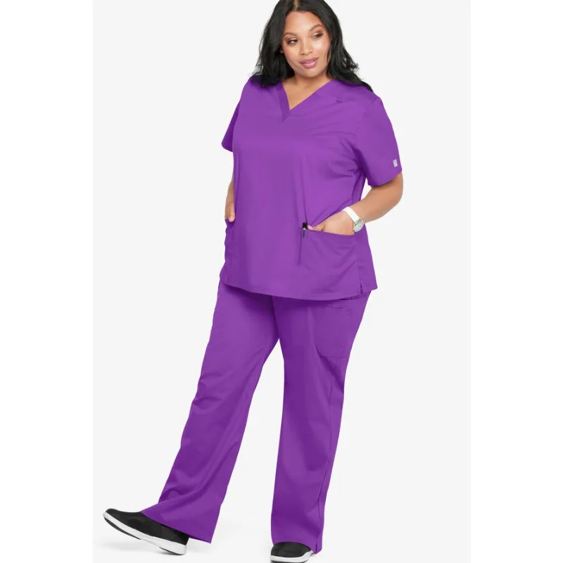 Medical Women new Stretch Work Uniforms Easy Fit Scrubs Tops Pants Jogger Set 2025 Hospital Nurse Uniform Dentist Overalls