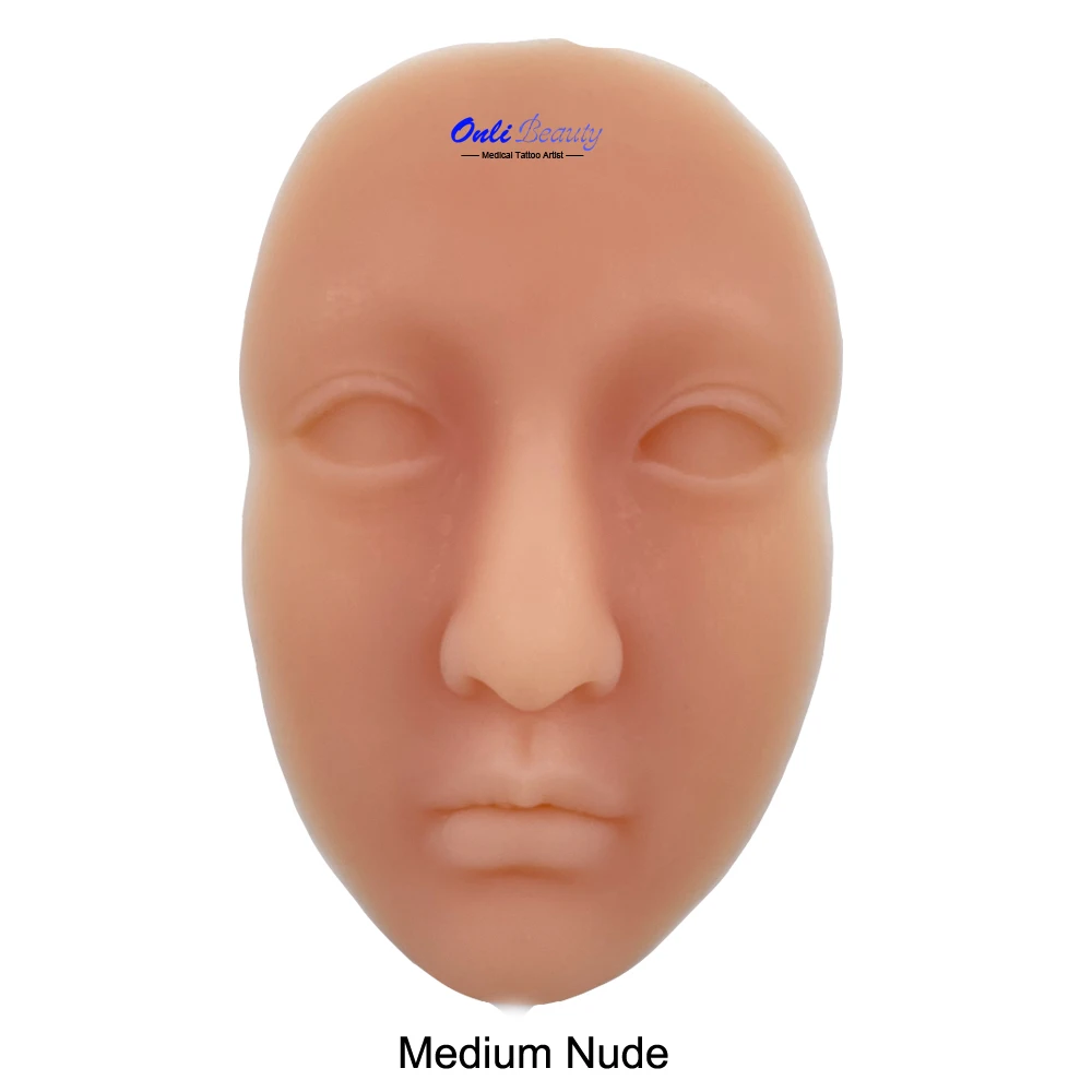 Newest 3D Realistic Full Face Best Practice Silicone Skin for Permanent Makeup Artists
