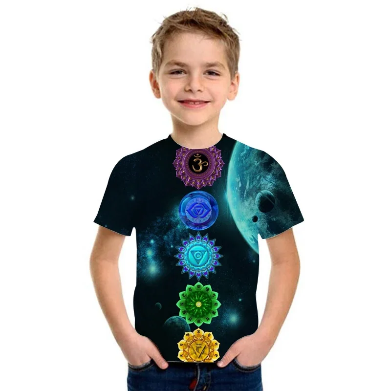 Universe new Solar System Kids T-shirt 3D Print Planet Sun 2025 Earth Venus Tshirt Casual Haruku Summer Child Shirt Tops for Boys Girls