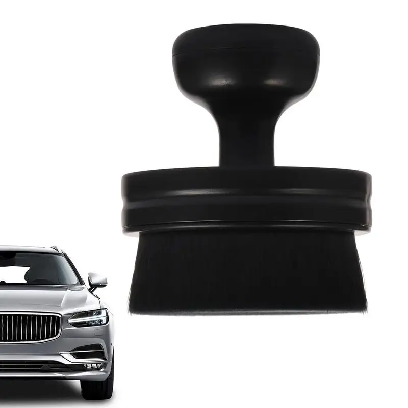 Tire Shine Car Detailing Brush Synthetic Fiber Auto Tire Shine Applicator Wash Tire Cleaner Portable Car Interior Cleaning Tool