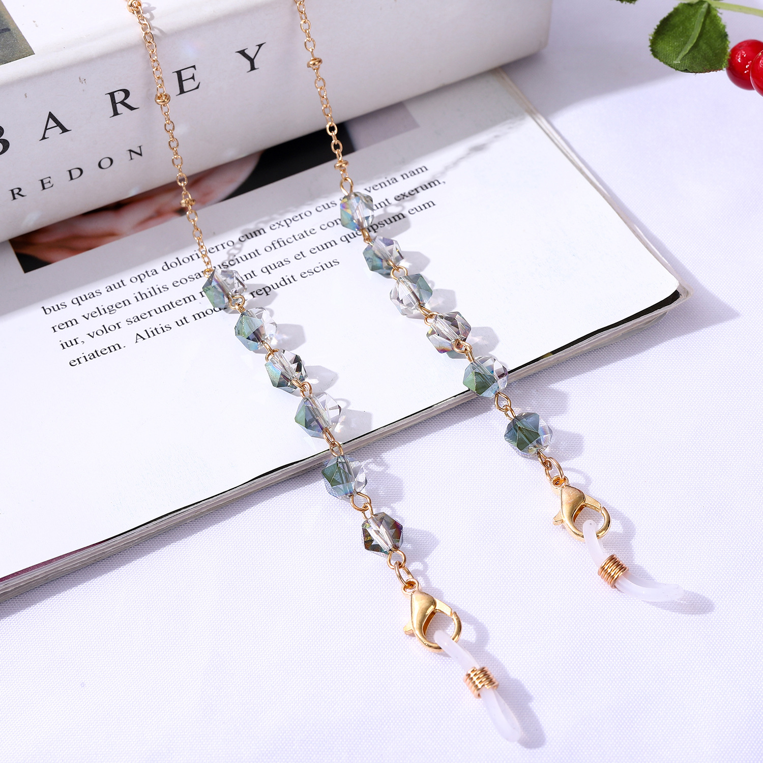 Crystal Beaded Glasses Chains For Women Elegant Mask Chain Holder Sunglasses Lanyard Neck Cord Eyeglasses Jewelry Gift