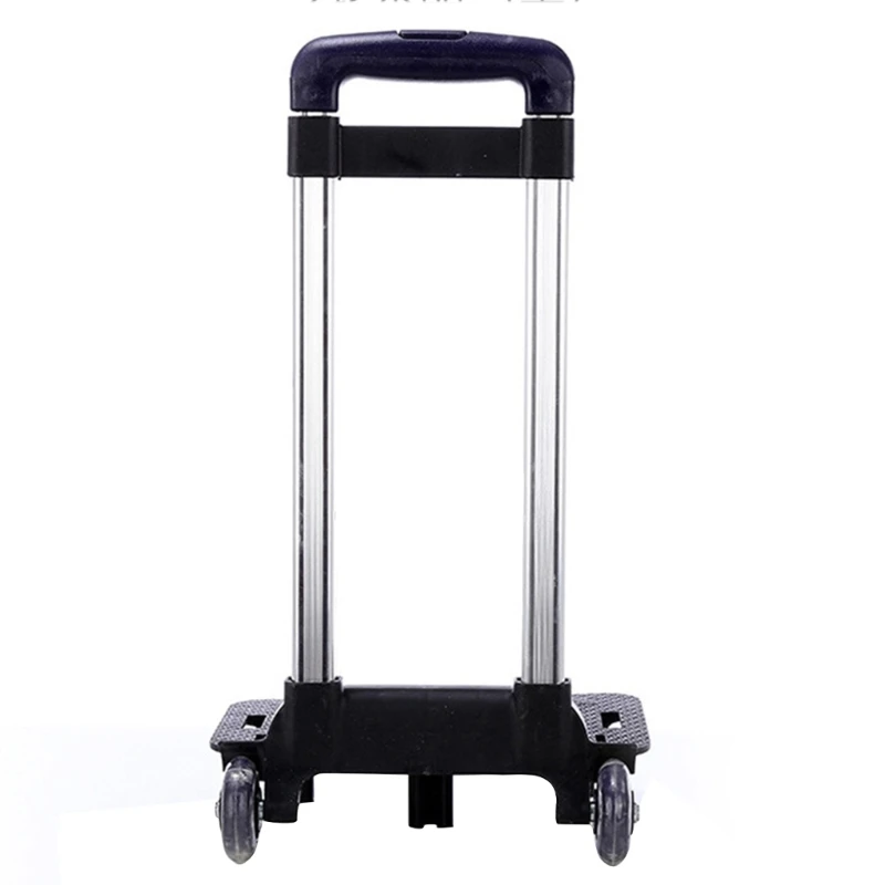 Foldable Trolley Cart 2 Wheels Backpack Trolley Durablel Aluminium Alloy Student Luggage Travel Hand Cart for School Bag