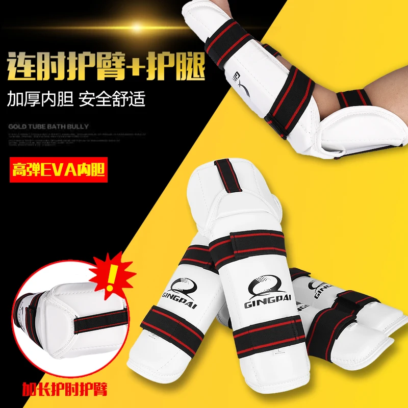 Taekwondo protector WTF caneleira shin guards karate arm guards leg guards TKD protector high boxing MMA armwarmers legwarmers