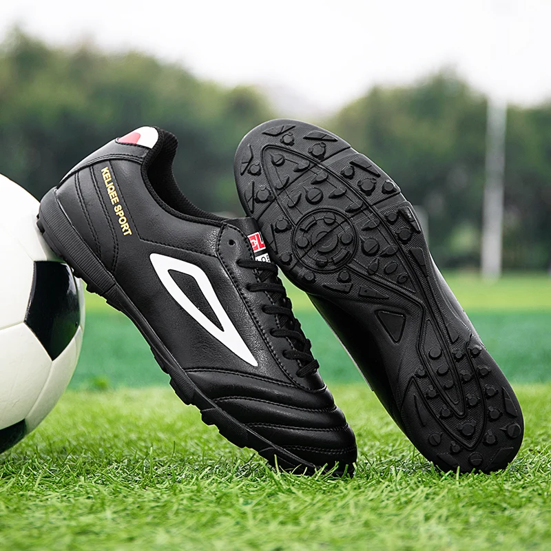 Men's Football Shoes Wholesale Soccer Shoes Turf Sneakers Breathable Outdoor Grass Futsal Indoor Adult Professional Non-Slip