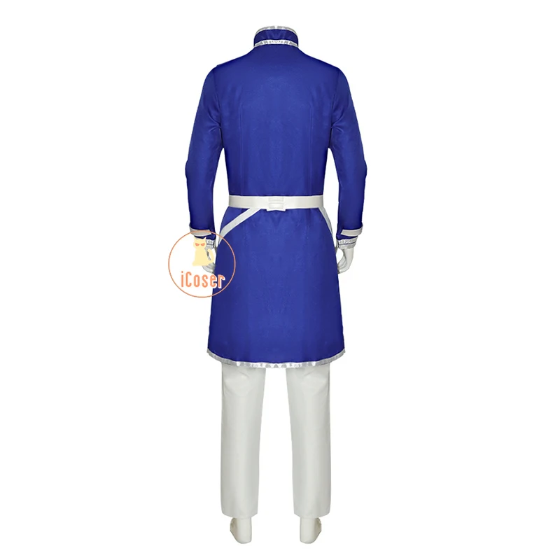 Himmel Cosplay Costume Wig Anime Frieren Beyond Journey's End Cloak Uniform Outfit Blue Hair Halloween Party Men Women Role Play