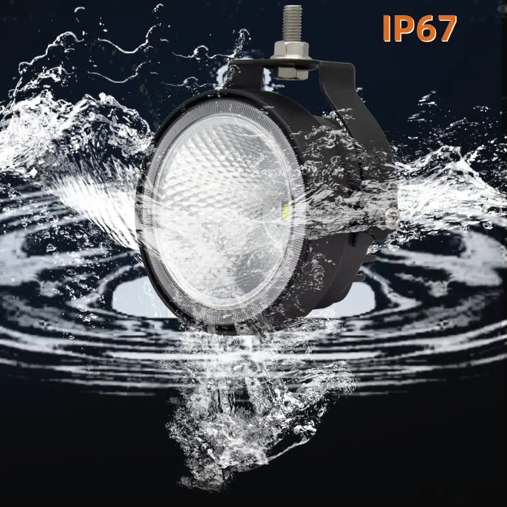 NLpearl 4inch Led Work Light Offroad Round Spotlights Light For Car ATV Dirt Bike Pickup Truck Motorcycle Headlight 12v 24v