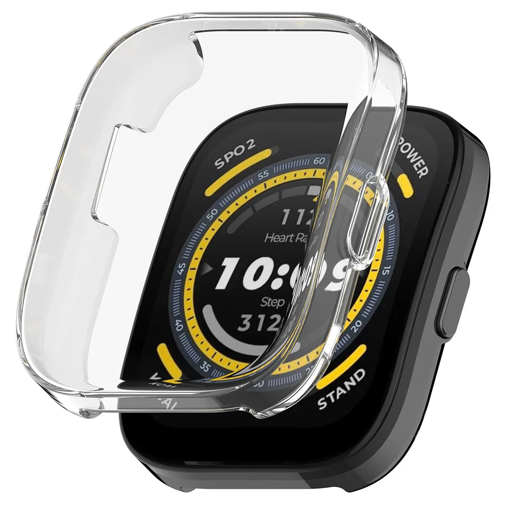 Electroplated TPU Protective Case for Huami Amazfit Bip 5 Bip5 Pro A2215 Full Screen Protector Shell Cover