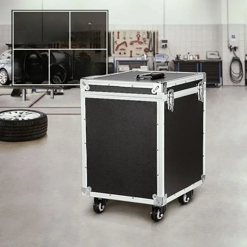 Tool Box with Wheels Toolbox for Mechanics Flight Case Aluminum Alloy Professional Complete Audio Packaging Storage Portable