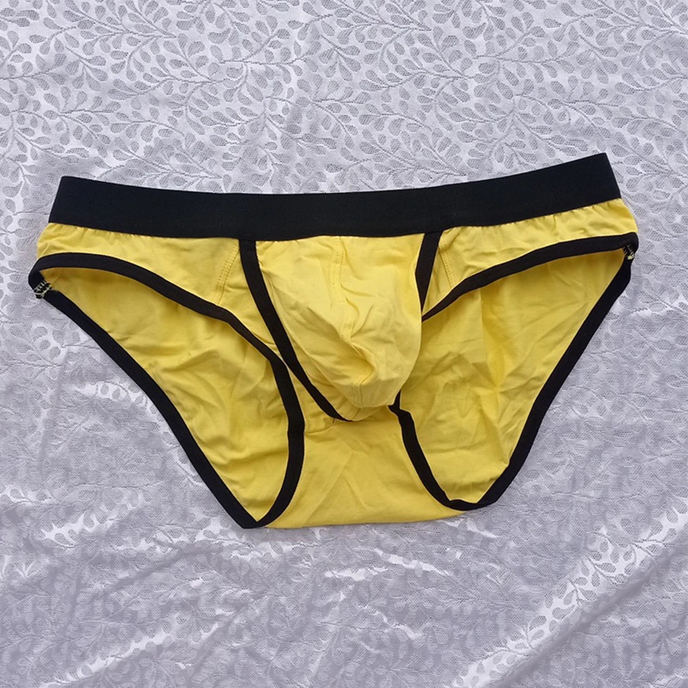 new 2025 Sexy Men's Thin Underpants Low Waist U Convex Pouch G-String Briefs Thongs Underwear Panties Breathable Bikini Slip Homme