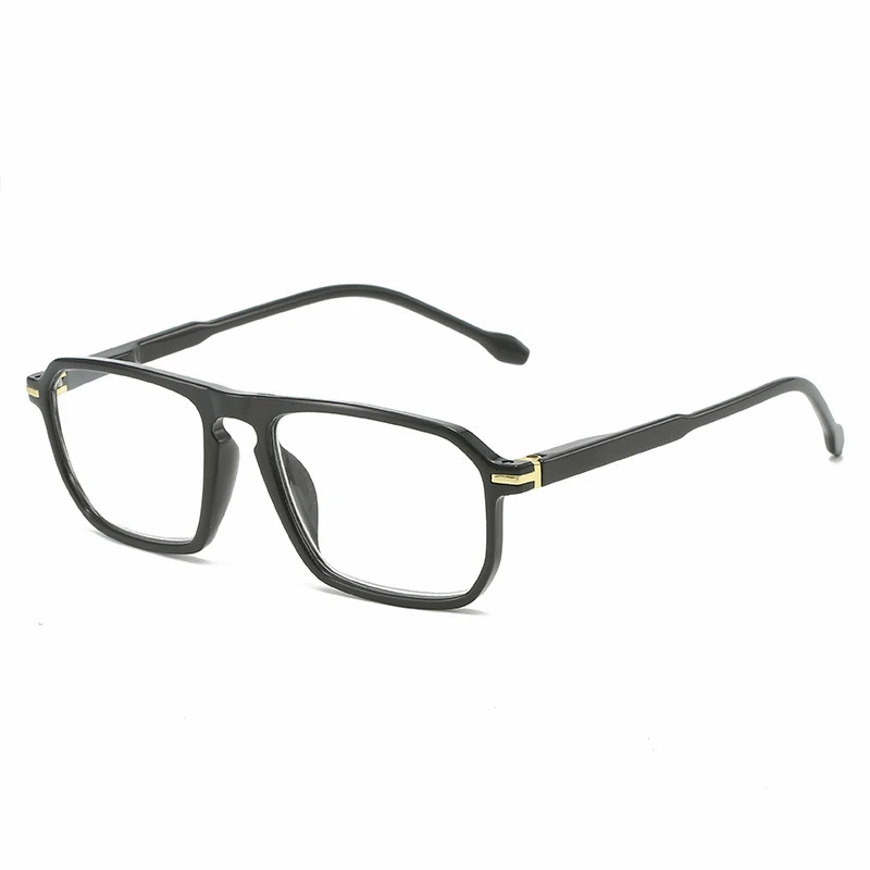 Ahora Double Beam Transparent Reading Presbyopia Glasses Men Women Personality Punk Far Sighted Eyeglasses With Diopters +1.0~+4