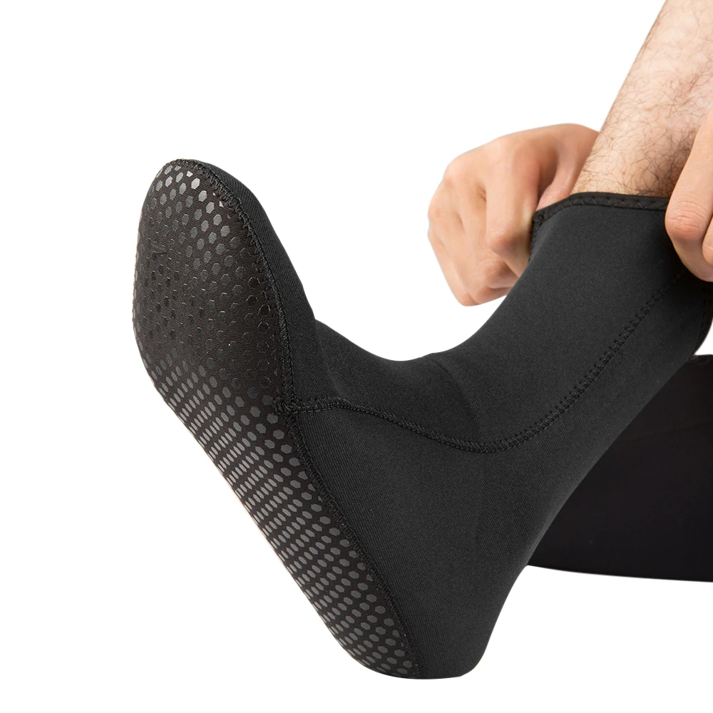 3MM Neoprene Diving Socks Boots Water Shoes Beach Booties Snorkeling Diving Surfing Boots for Men Women