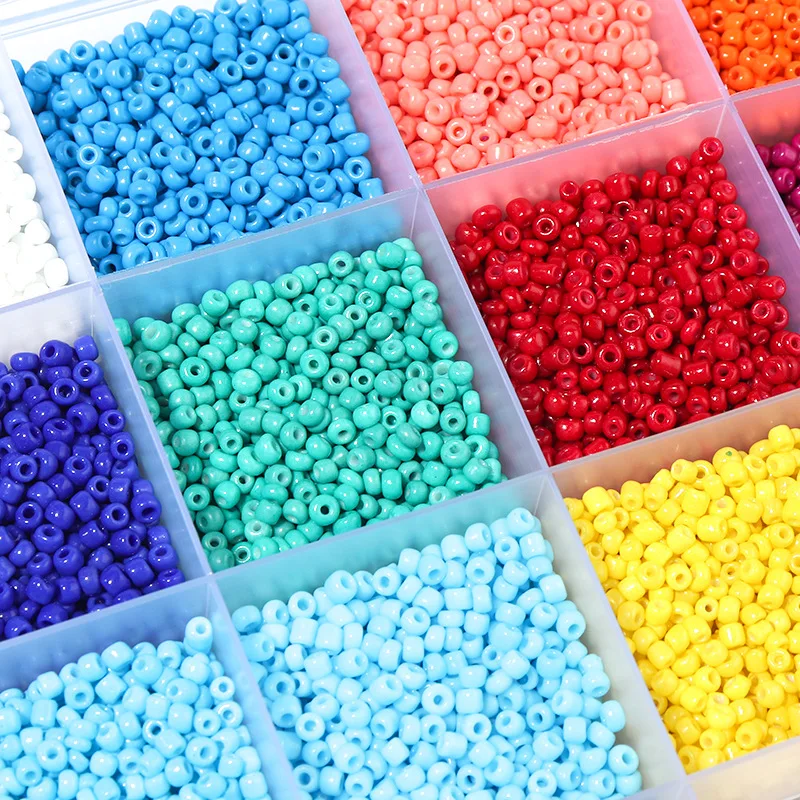 3mm 4mm Effect of The Lacquer That Bake Charm Czech Glass Seed Beads DIY Bracelet Beads for Jewelry Making Accessories