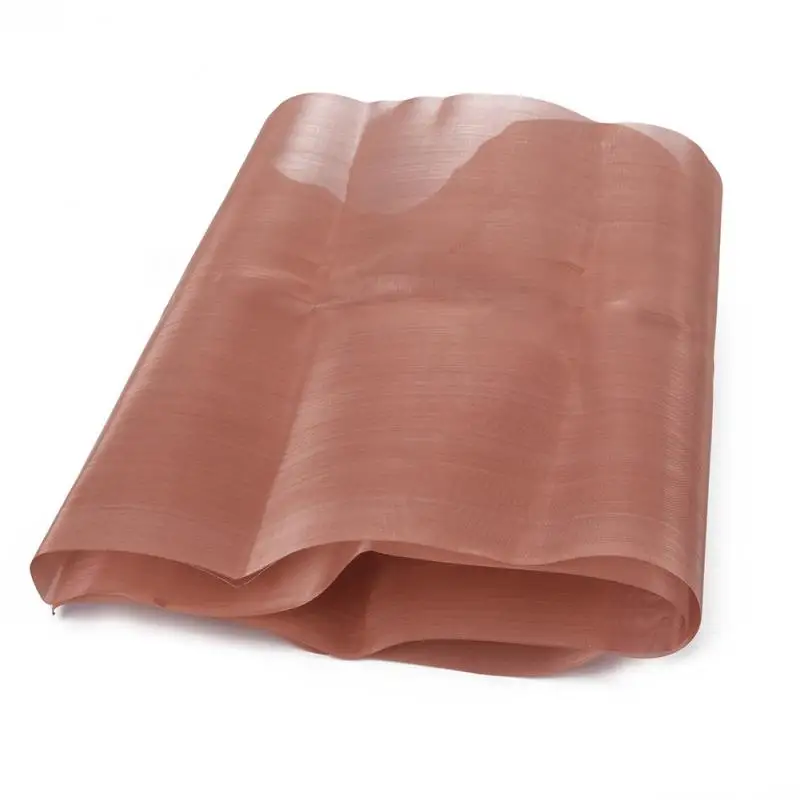 1pcs copper Woven Wire 10-200 Mesh Shielding Fabric Filter Copper Screen Dry Sift Screens Signal Screen Net Lab Dental Supply