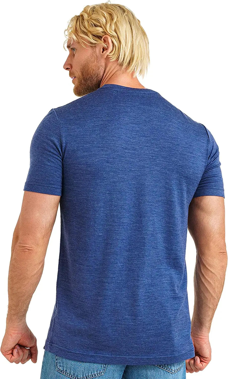 new 2025 Merino Wool T-Shirt Mens Merino Wool Undershirt Lightweight Base Layer Tee Soft Moisture Wicking Breathable Anti-Odor