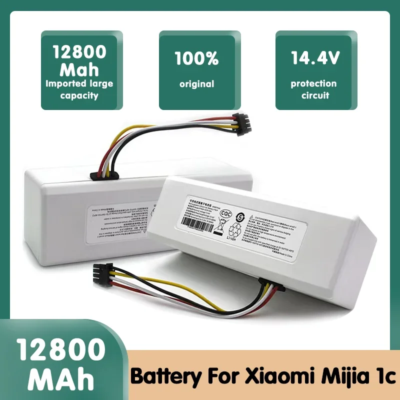 14.4V 9800Mah P1904-4S1P-MM Xiaomi Mi Jia 1C STYTJ01ZHM Robot Vacuum Cleaner Accessories Original Part
