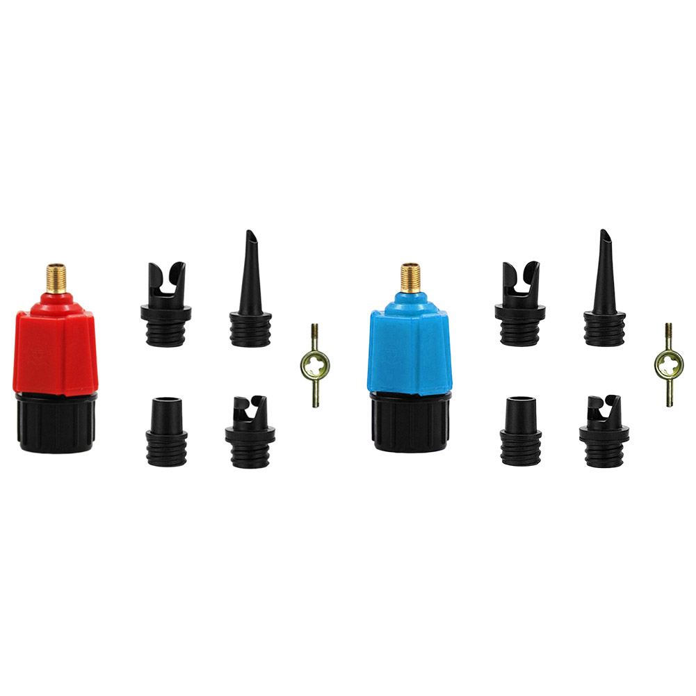 SUP Pump Adaptor Multifunctional Air Vae Adapter 4 Standard Nozzles for Iatable Boat Bed for Stand Up Paddle Board ef4dc 78f95