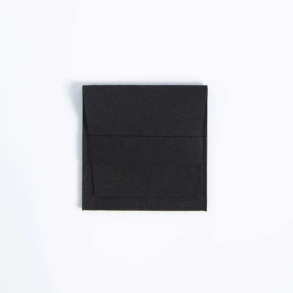 10pcs Black Microfiber Gift Bags Jewelry Organizer Earring Pouches Wholesale Christmas Wedding Favor Packaging Candy Bags Party