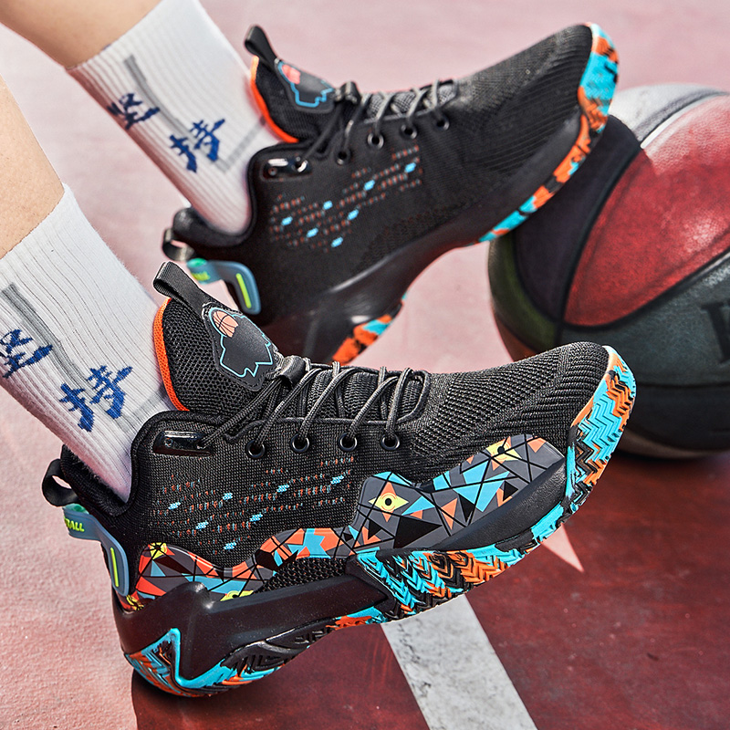 Big Size 48 Men Basketball Shoes Breathable Cushioning Non-Slip Wearable Sports Shoes Gym Training Athletic Basketball Sneakers