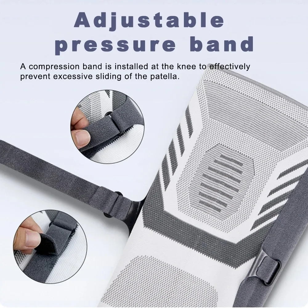 Brace Patella Joint Knee Warmth Sleeve for Cycling Jump Rope Knee Pads Leg Protectors Knee Support Arthritis Joint Pain Relief smile